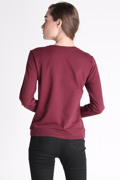 Pullover With Embroidery