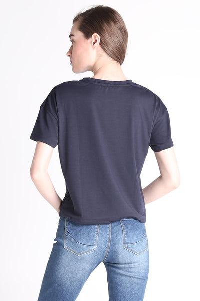 Boxy Tee With Graphic Print
