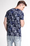Relaxed Fit Tee With All-Over Print