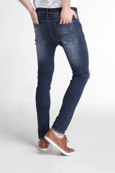 Skinny Fit Ripped Jeans