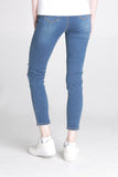 High Waist Skinny Jeans With Distressed Effect