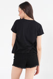 Boxy Tee With Pocket