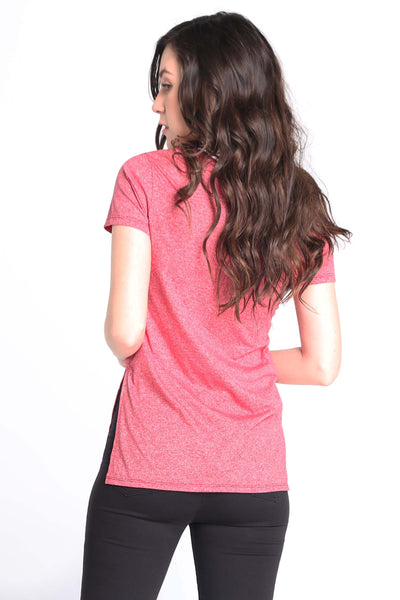 Longline Tee With Side Slit