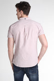 Dobby Shirt With Button-Down Collar