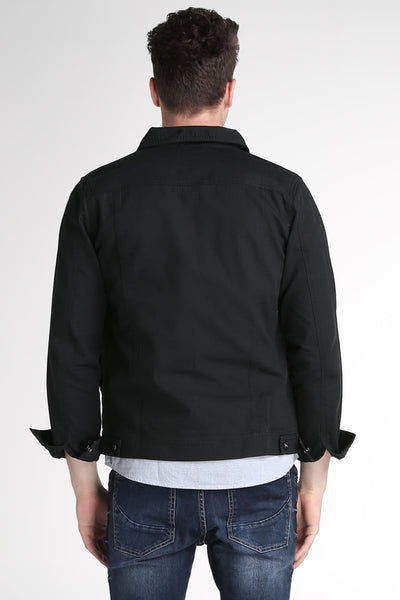 Textured Trucker Jacket