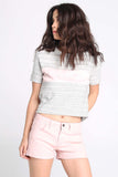 Boxy Tee with Graphic Print