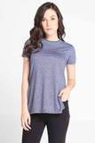 Longline Tee With Side Slit