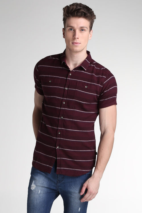 Flannel Shirt With All-Over Print