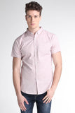 Dobby Shirt With Button-Down Collar