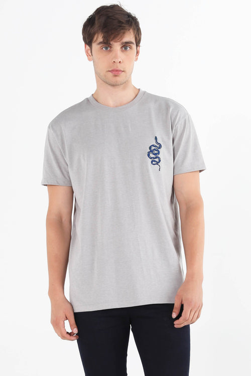 Relaxed Fit Tee With Embroidery