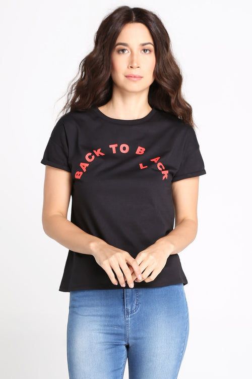 Semi Fit Tee With Graphic Print