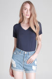 Super Soft Regular Fit V-Neck Tee