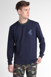 Relaxed Fit Pullover With Embroidery