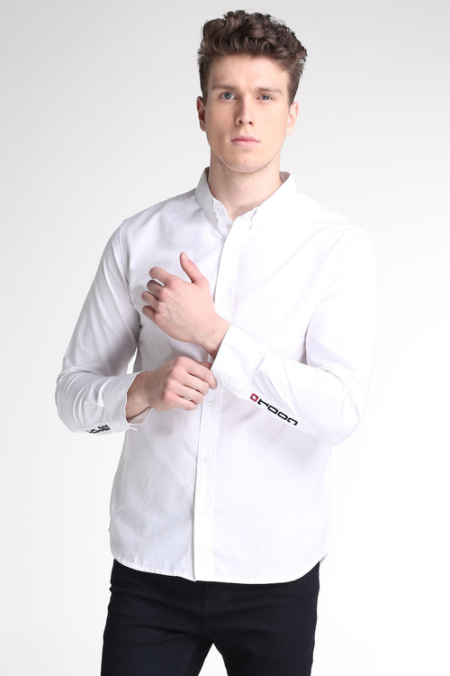 Oxford Shirt With Embroidery