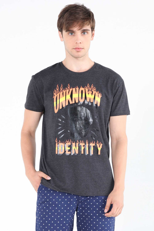 Relaxed Fit Tee With Graphic Print