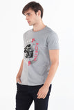 Relaxed Fit Tee With Cut & Sew Panel
