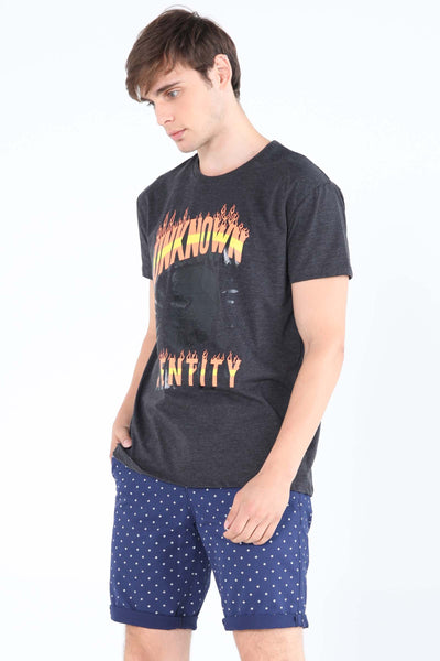 Relaxed Fit Tee With Graphic Print