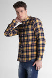 Flannel Shirt With Button-Down Collar