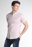 Dobby Shirt With Button-Down Collar