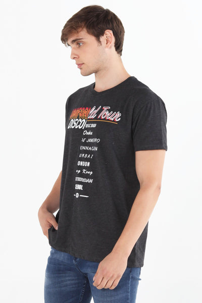 Relaxed Fit Tee With Graphic Print