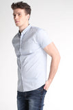 Dobby Shirt With Button-Down Collar