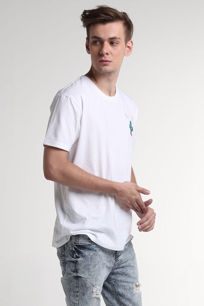Relaxed Fit Tee With Embroidery
