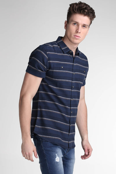 Flannel Shirt With All-Over Print