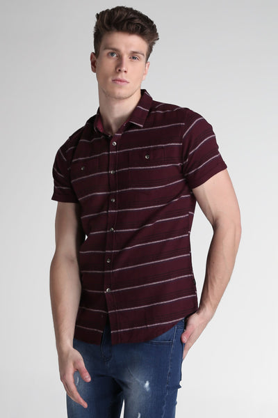 Flannel Shirt With All-Over Print