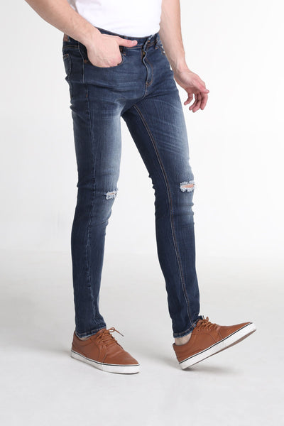 Skinny Fit Ripped Jeans