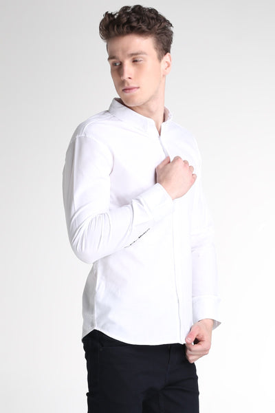 Oxford Shirt With Embroidery