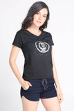 Semi Fit Tee With Graphic Print