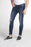 Skinny Fit Ripped Jeans With Paint Splats