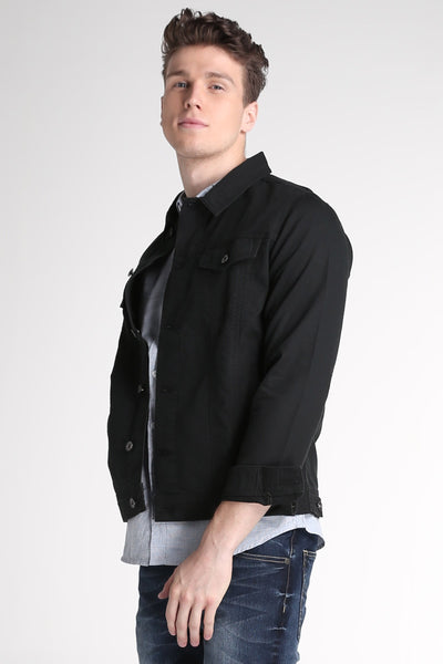 Textured Trucker Jacket