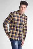 Flannel Shirt With Button-Down Collar