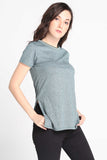 Longline Tee With Side Slit