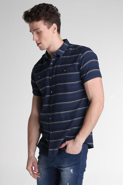 Flannel Shirt With All-Over Print