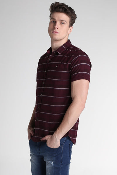 Flannel Shirt With All-Over Print