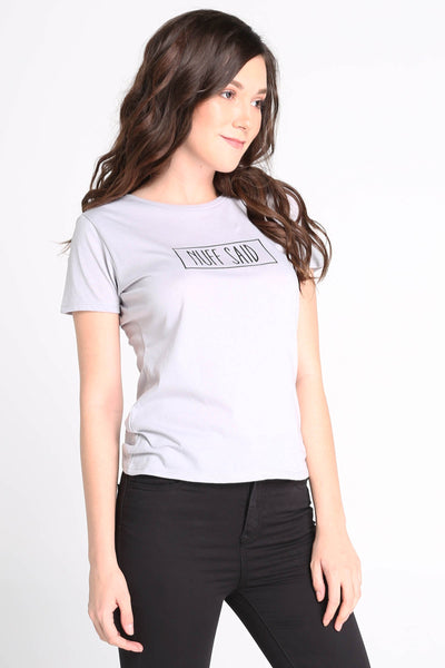 Semi Fit Tee With Graphic Print