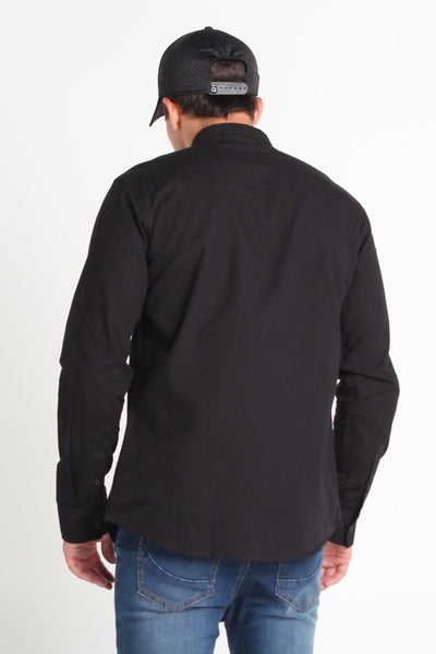 Oxford Button-Down Long Sleeves Shirt With Pocket