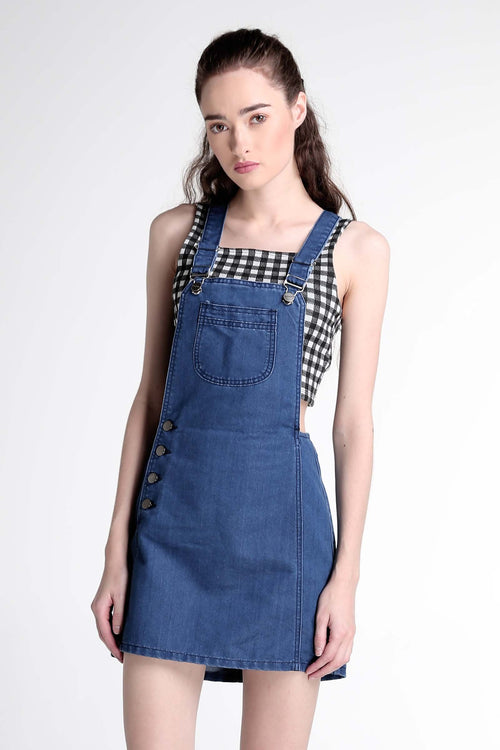 Jumper Skirt In Medium Wash