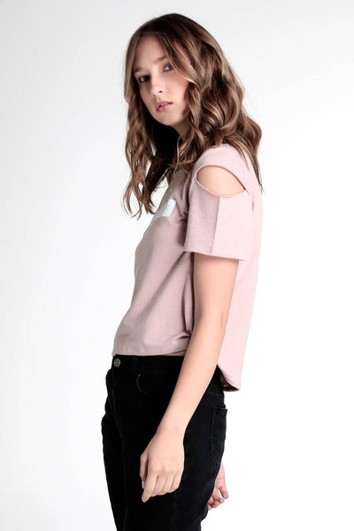 Semi Fit Tee With Graphic Print