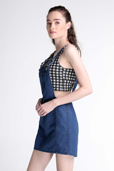 Jumper Skirt In Medium Wash