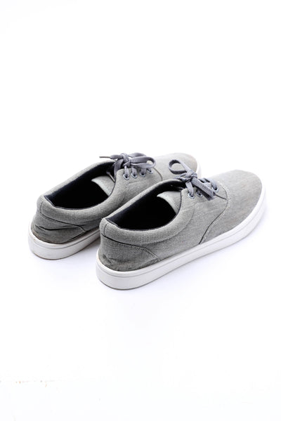 Men's Chambray Lace-Up Sneakers