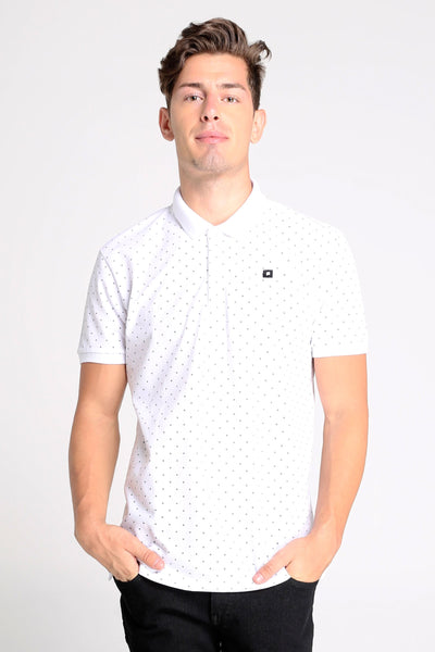 Polo Shirt With All-Over Print