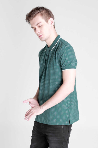Polo Shirt With All-Over Print