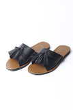 Ladies' Synthetic Leather Sandals With Tassels