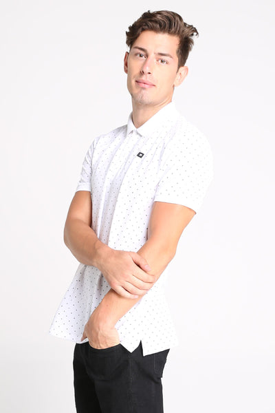 Polo Shirt With All-Over Print