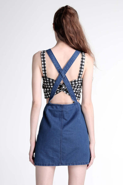 Jumper Skirt In Medium Wash