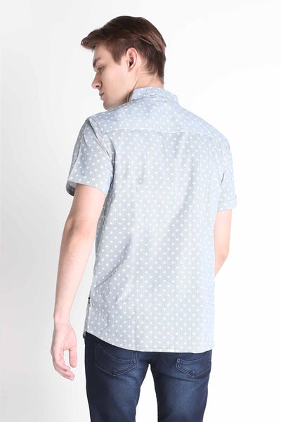 Poplin Shirt With All-Over Print