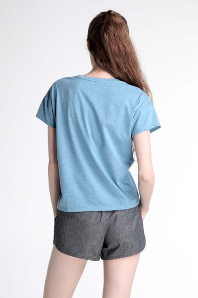 Semi Fit Tee With Graphic Print
